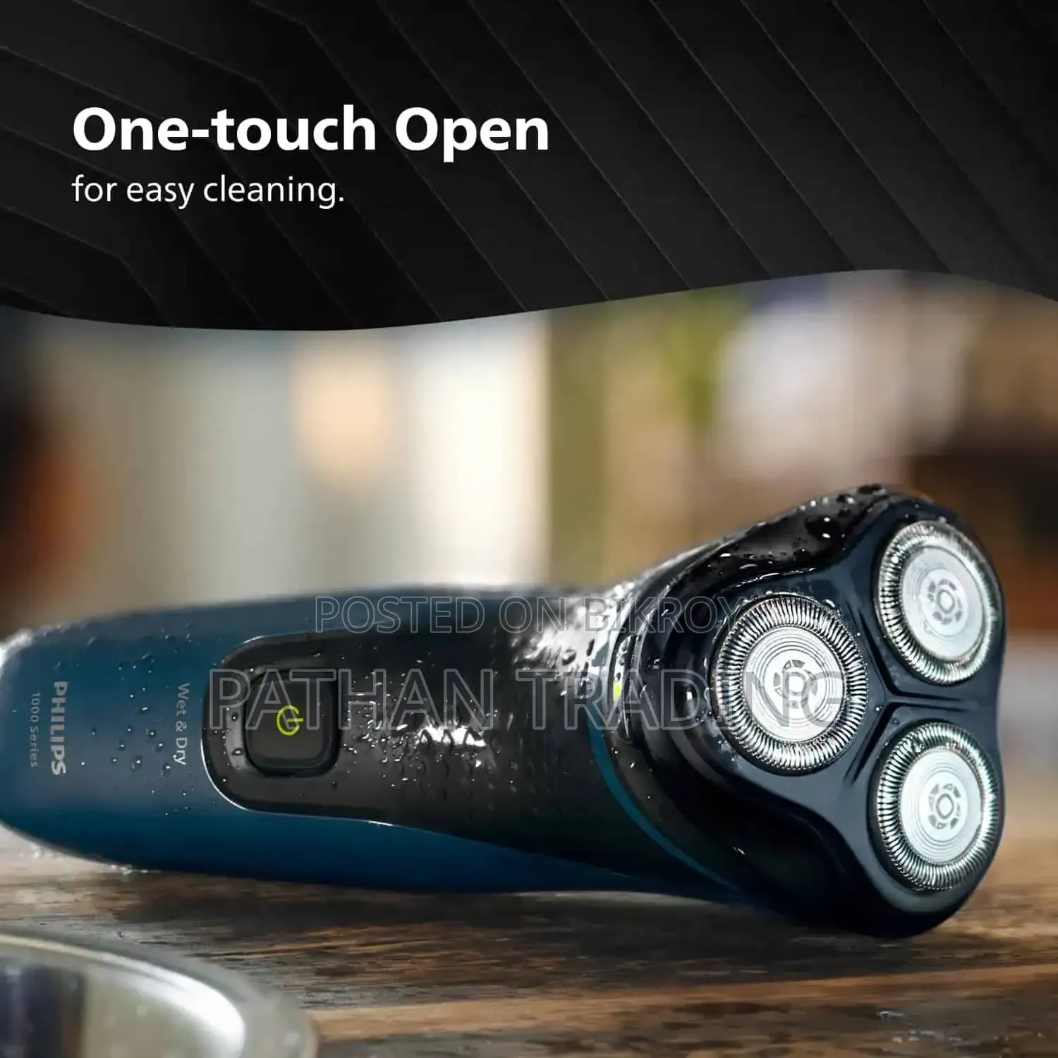 Philips S1151/03 Wet Dry Electric Shaver 1000 Series for Men