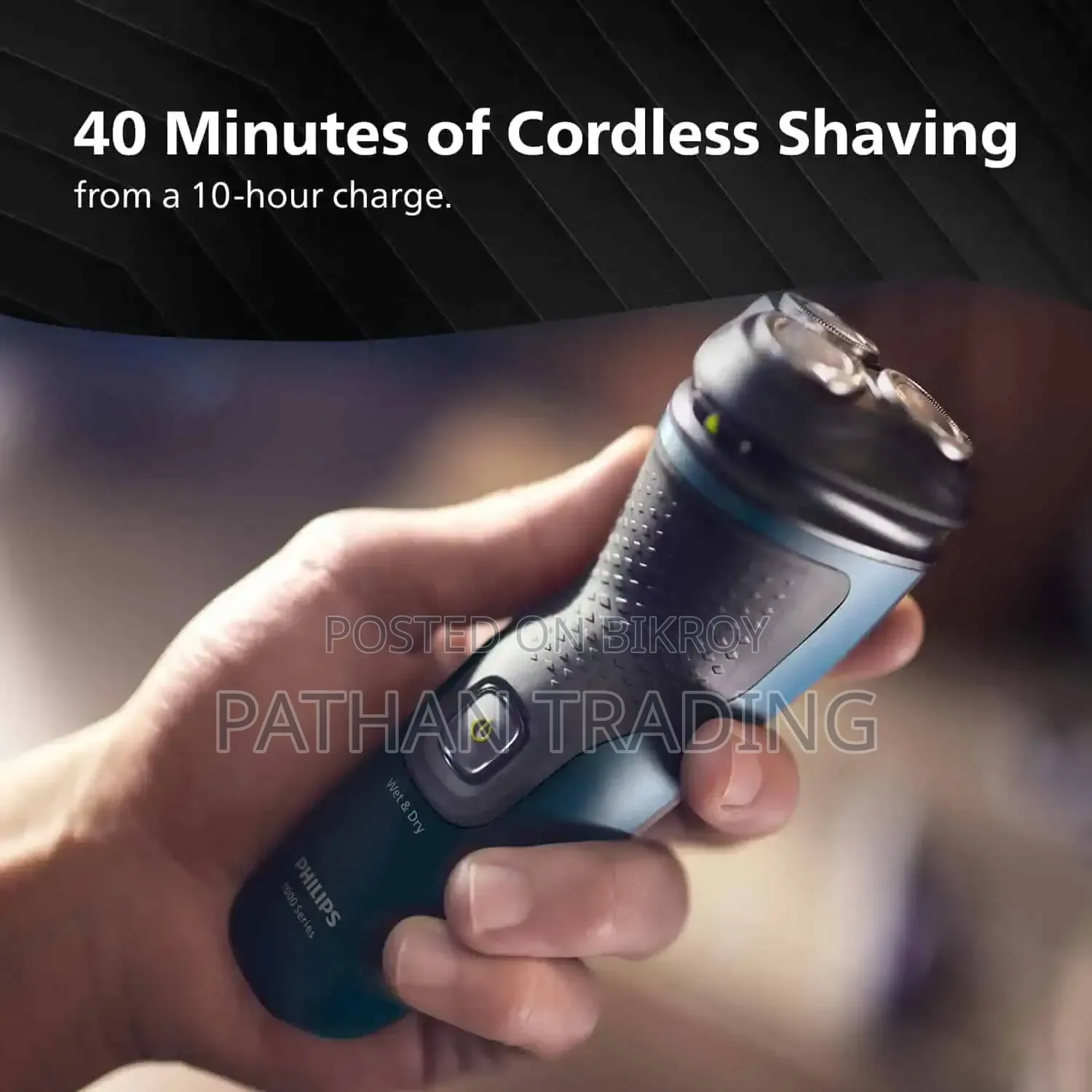 Philips S1151/03 Wet Dry Electric Shaver 1000 Series for Men