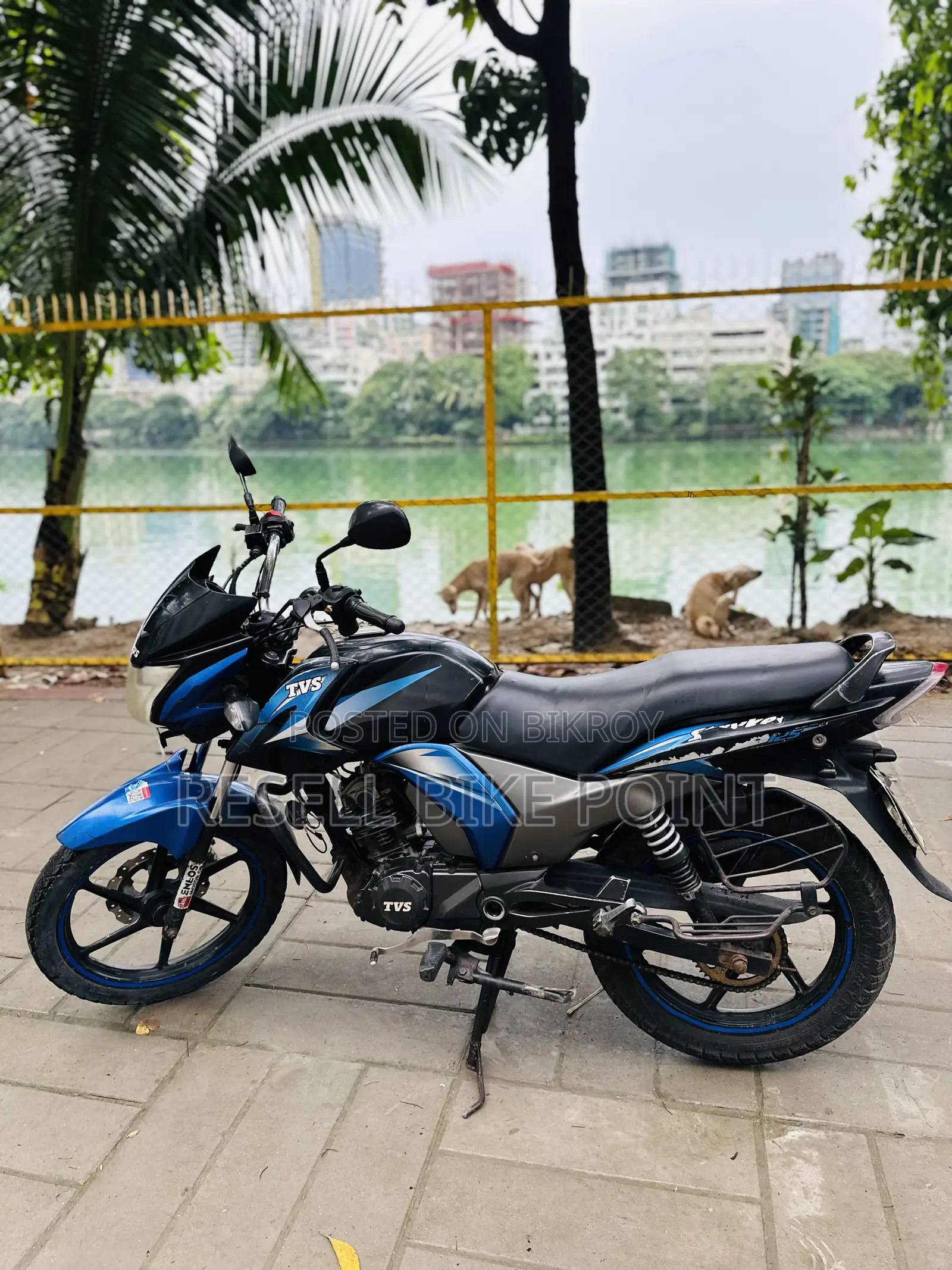 TVS Stryker 125 2018 Blue