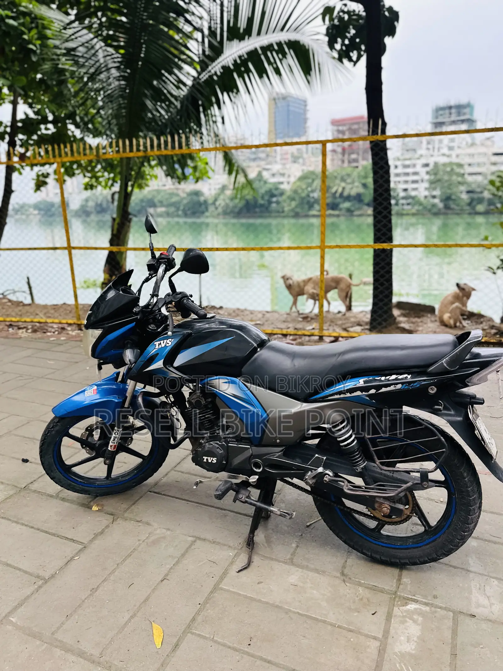 TVS Stryker 125 2018 Blue
