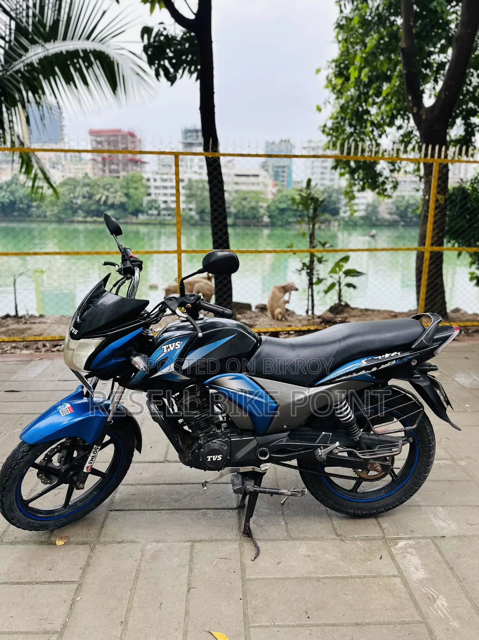 TVS Stryker 125 2018 Blue