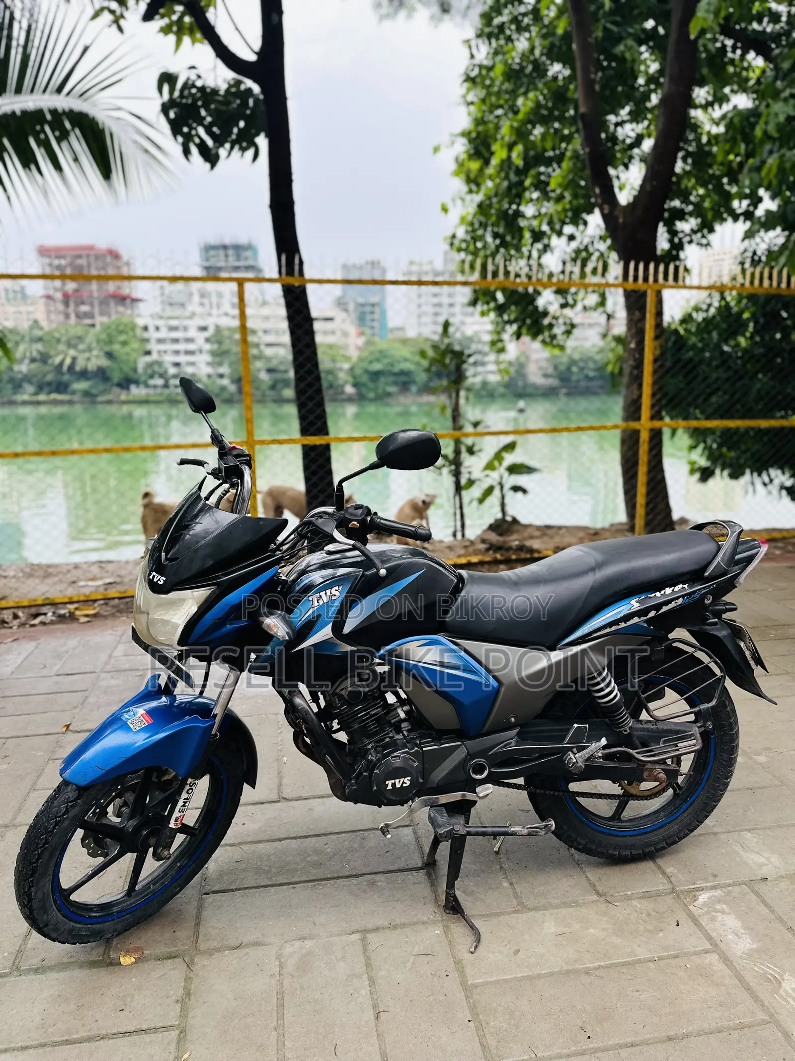 TVS Stryker 125 2018 Blue