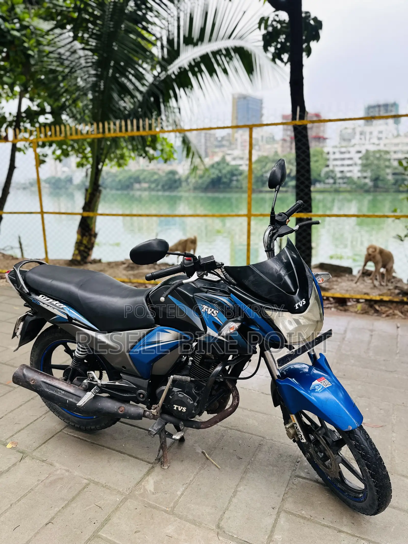 TVS Stryker 125 2018 Blue
