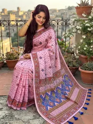 Cotton Screen Print Saree – With Blouse Piece