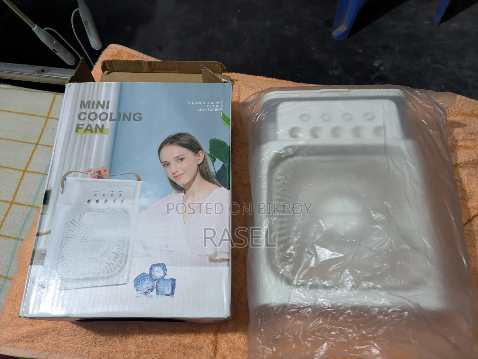 Portable Air Conditioner Cooling Fan Mini Portable Fan