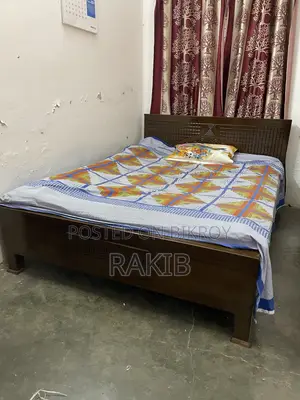 খাট বিক্রি করা হবে ৫/৭ শুধু খাট। মালয়েশিয়ান প্রসেস