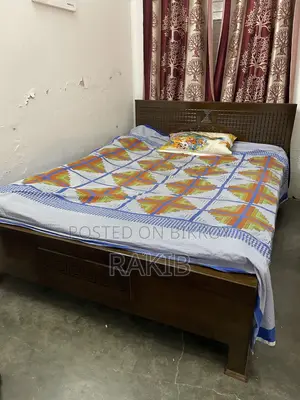 খাট বিক্রি করা হবে ৫/৭ শুধু খাট। মালয়েশিয়ান প্রসেস