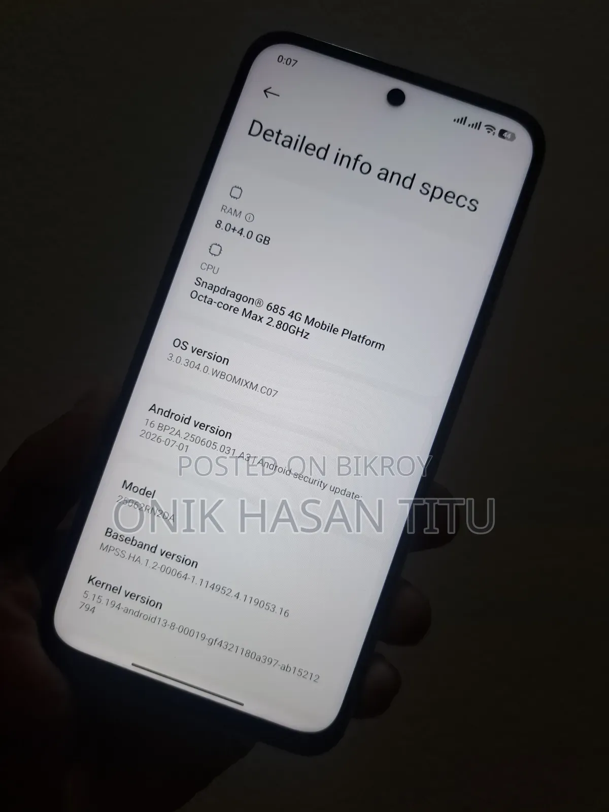 Xiaomi Redmi 15 256 GB