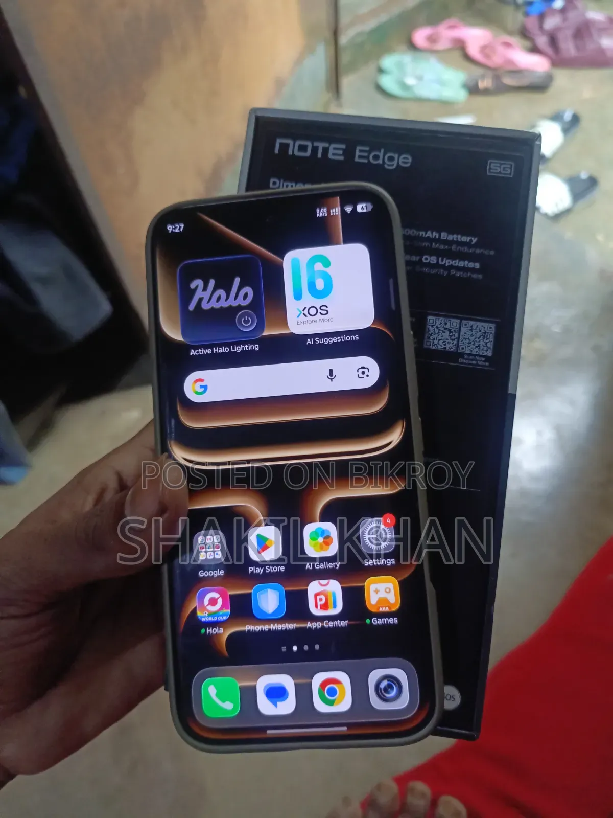 Infinix Note Edge 256 GB Gray