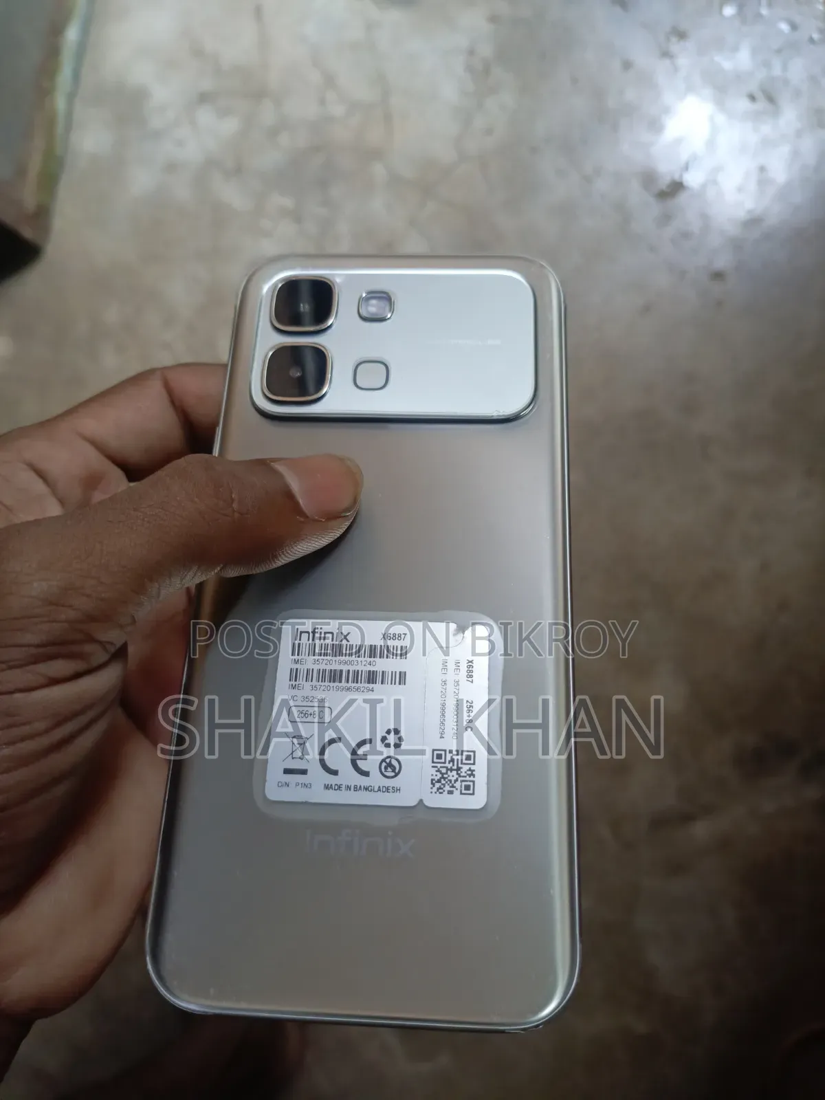 Infinix Note Edge 256 GB Gray