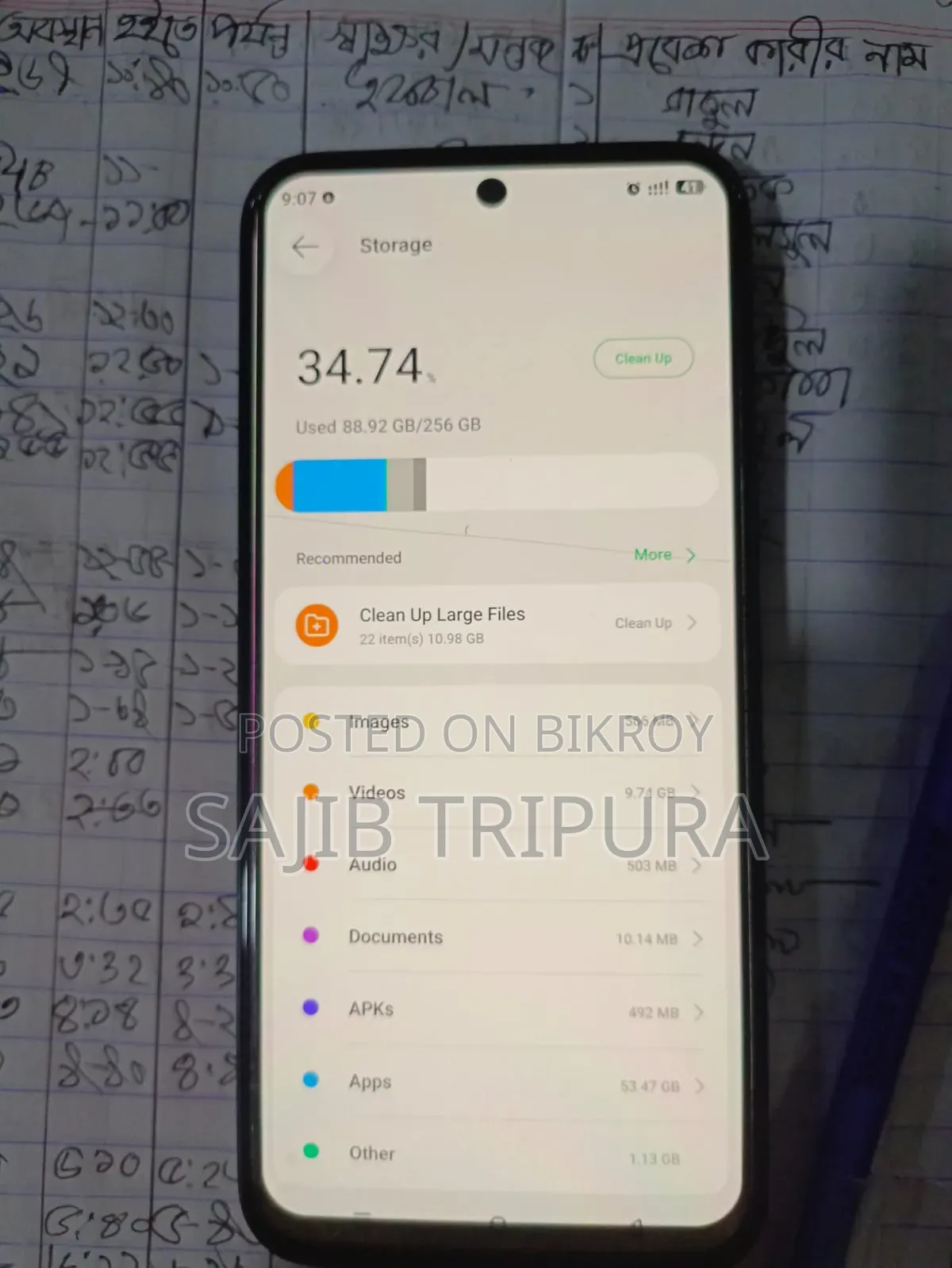 Infinix GT 30 5G 256 GB Blue