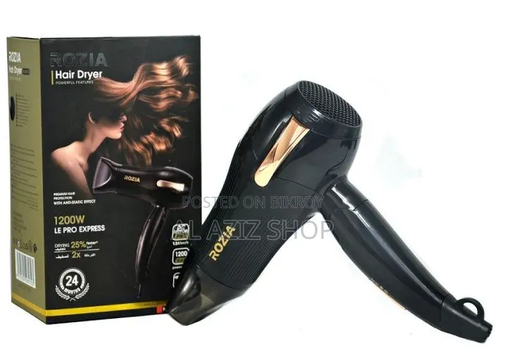 Fast hair drying and styling Rozia Hair Dryer 1200W