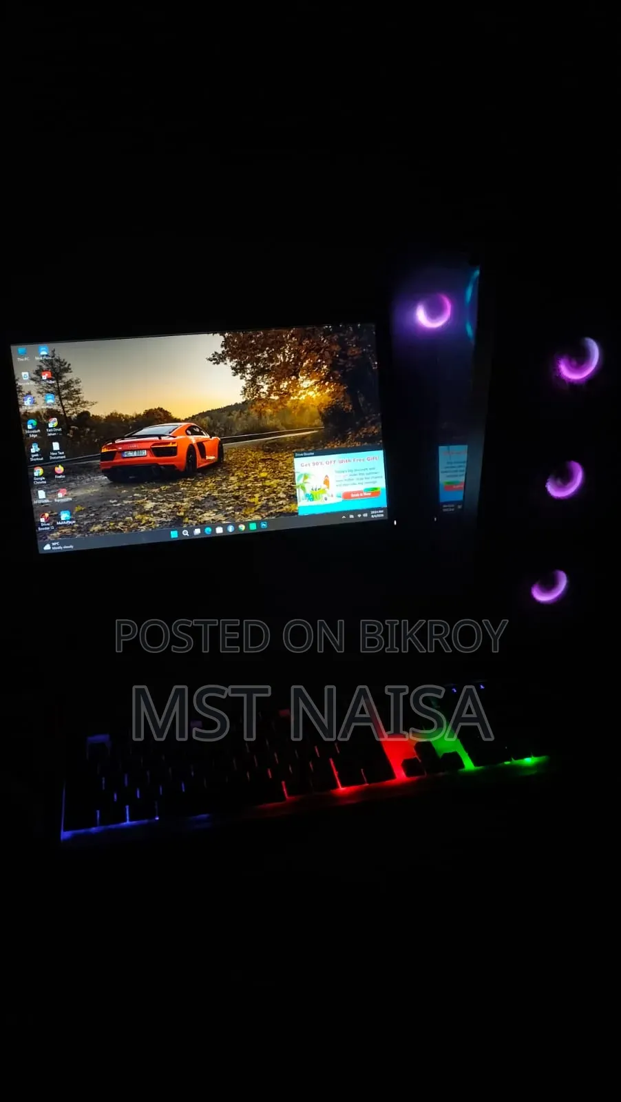 Desktop Computer 8GB Intel Core i5 SSD 128GB