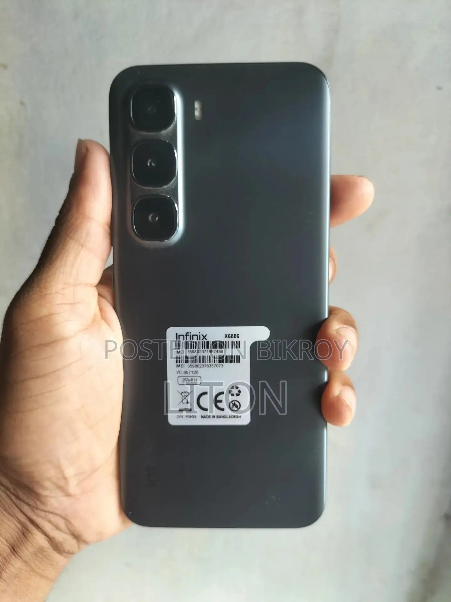 New Infinix Hot 60 Pro+ 256 GB Black