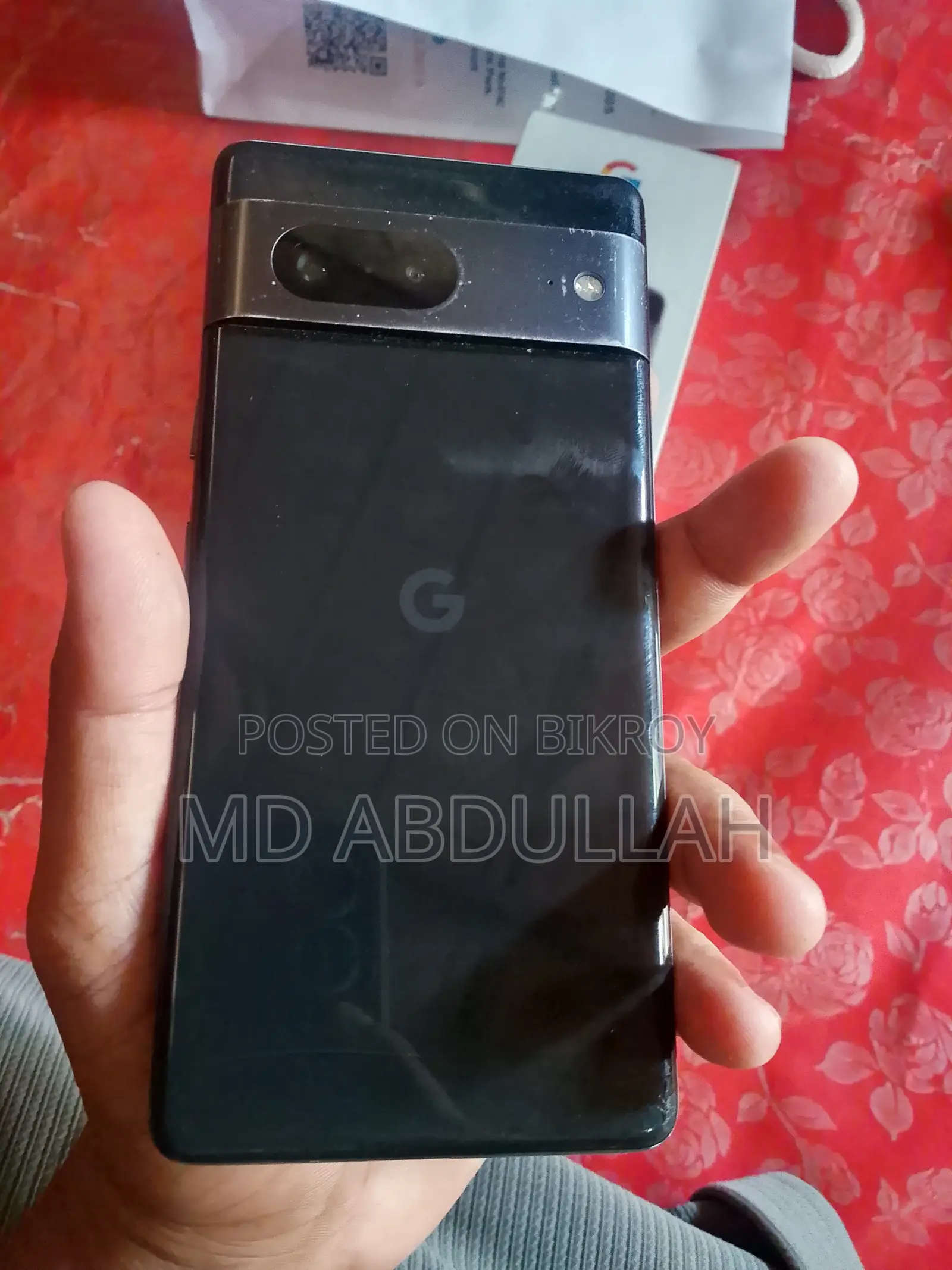 গুগল পিক্সেল ৭ ১২৮ জিবি ব্ল্যাক