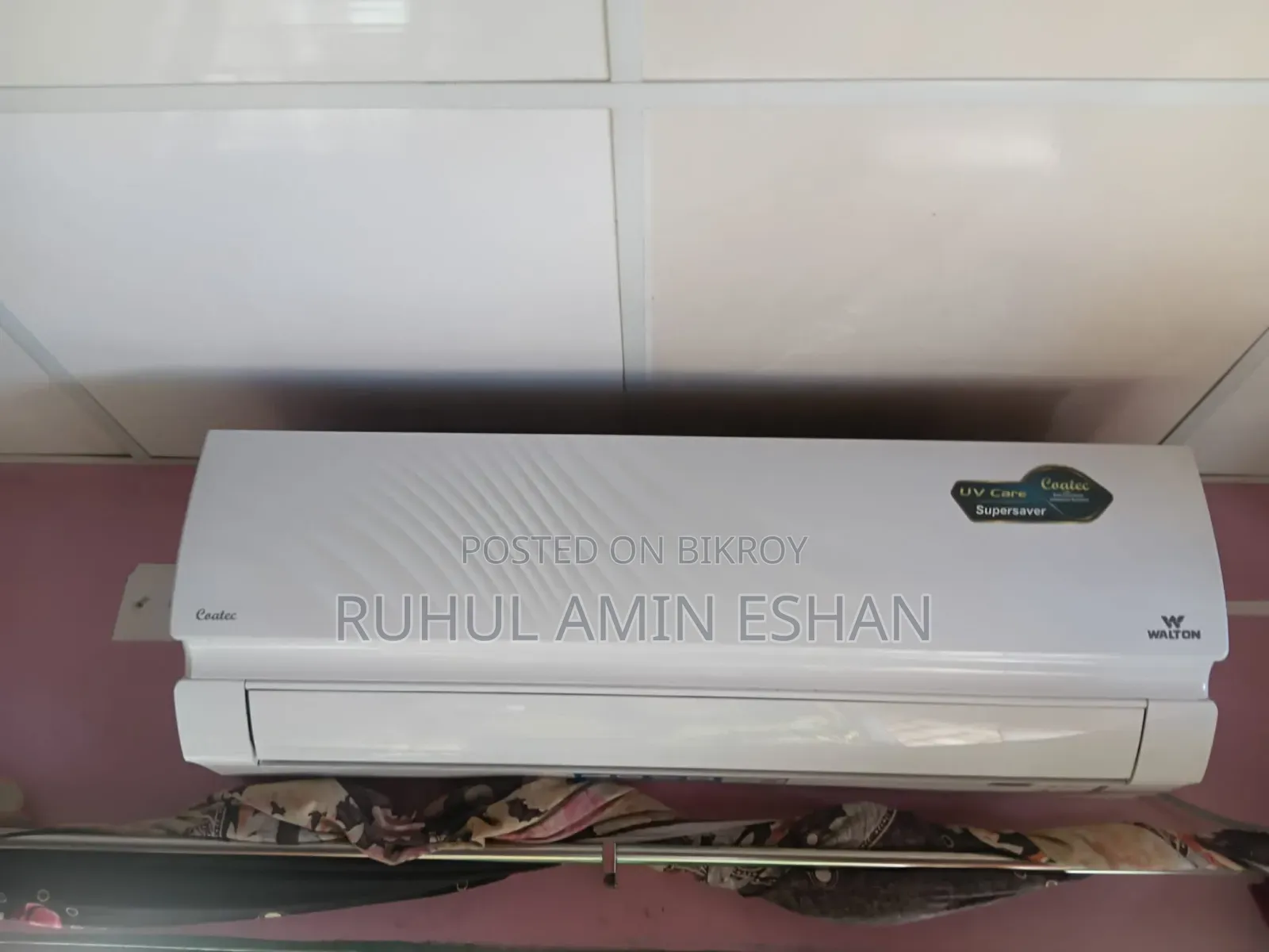 Walton Split Type Airconditioner WIS COATEC Super Saver 18H UV