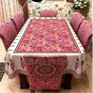 3D ডাইনিং টেবিল কাভার সেট