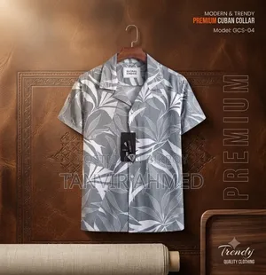Premium Short Sleeve Cuban Collar Shirt
