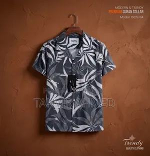 প্রিমিয়াম শর্ট স্লিভ কিউবান কলার শার্ট