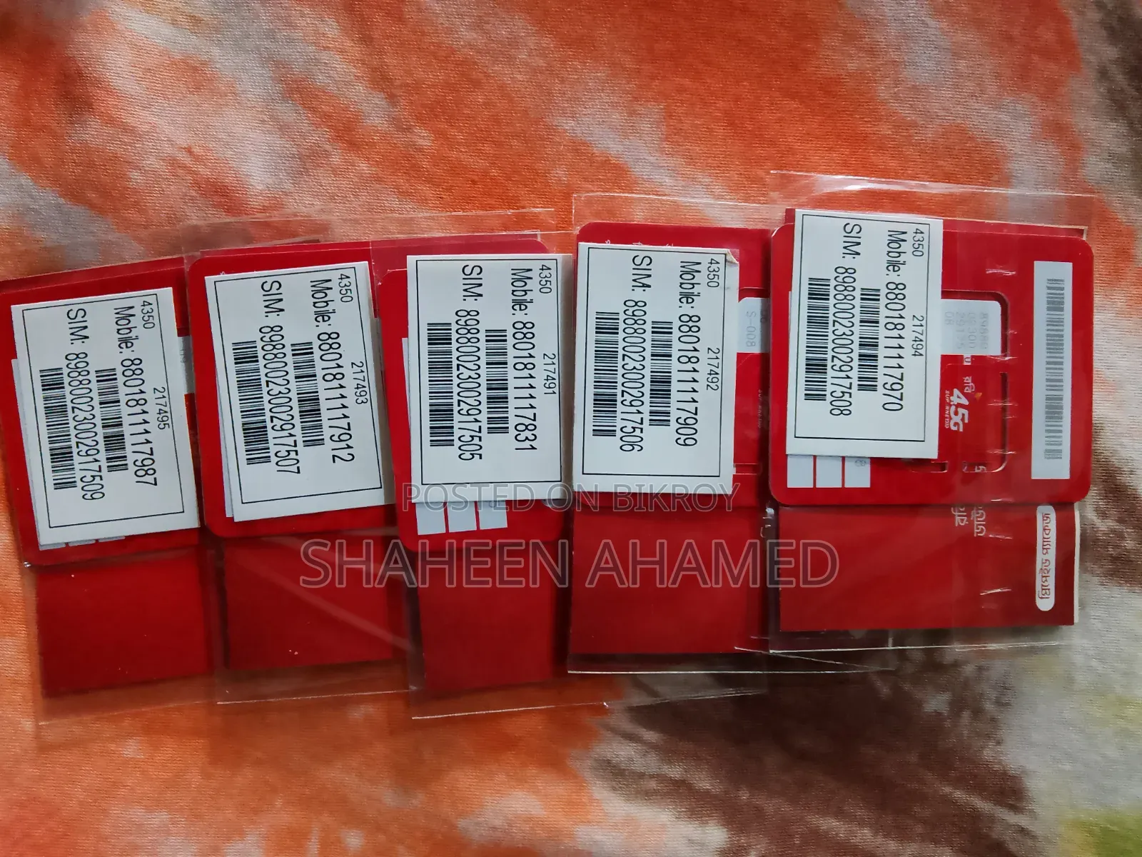 Inbox if you need a Robi Airtel VIP SIM card.