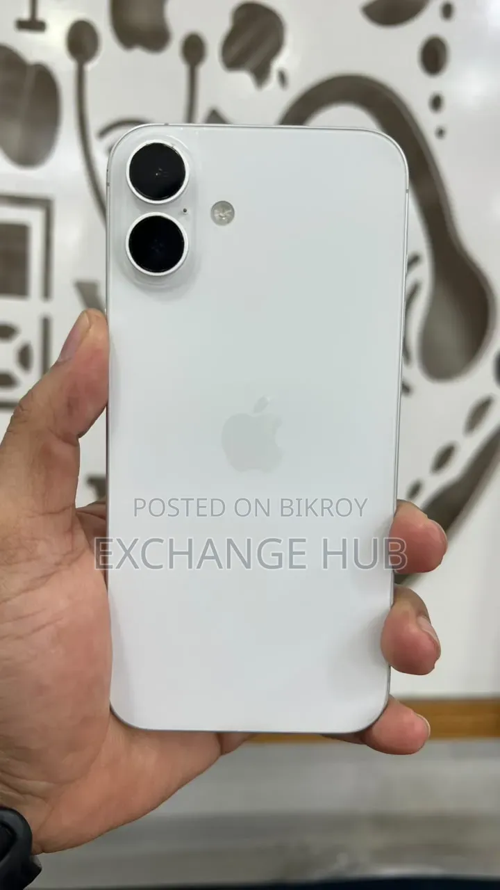 অ্যাপল আইফোন ১৬ প্লাস ১২৮ জিবি সাদা
