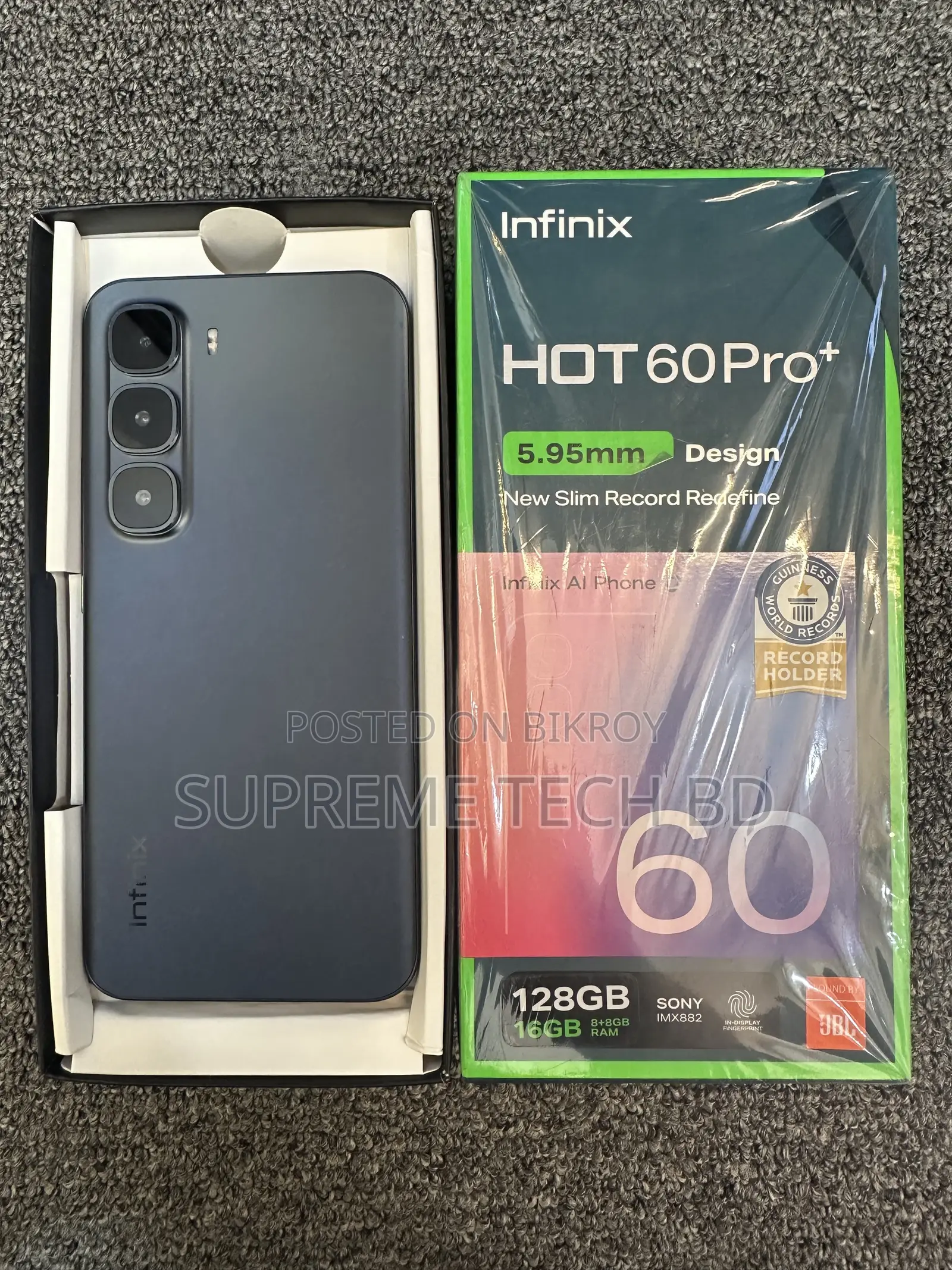 Infinix Hot 60 Pro+ 128 GB Gray
