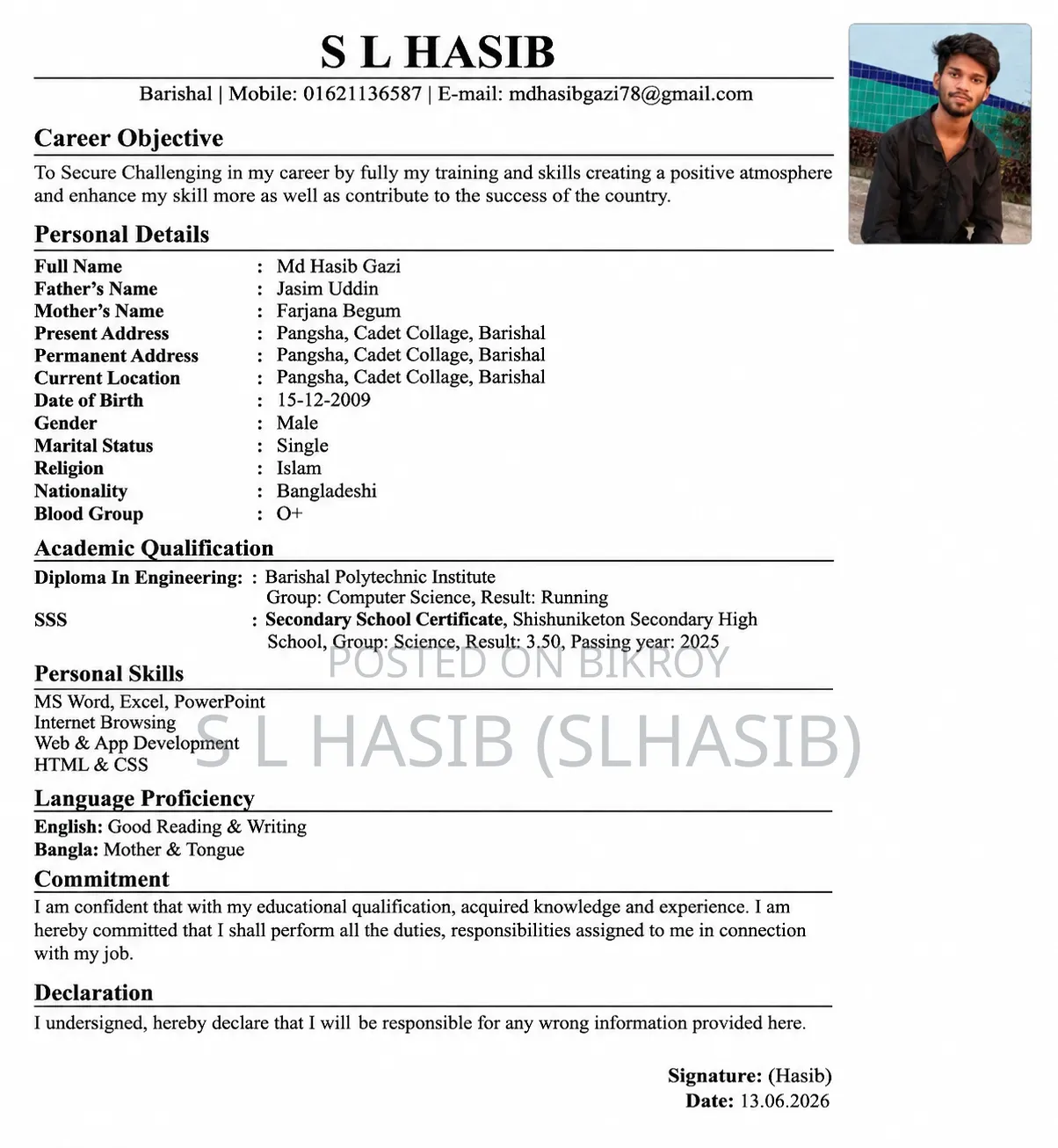 Job Application