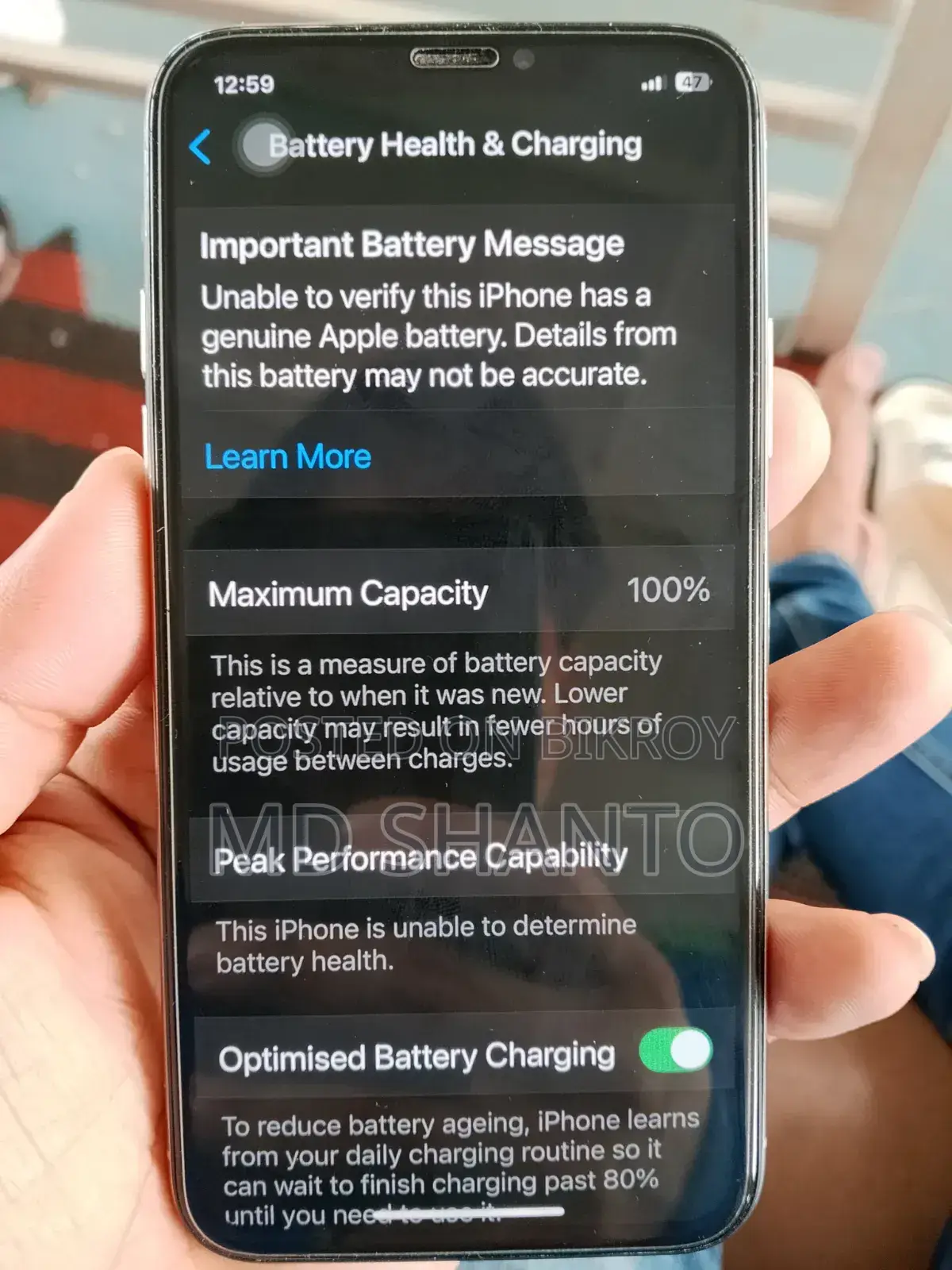 Apple iPhone XS 64 GB Silver