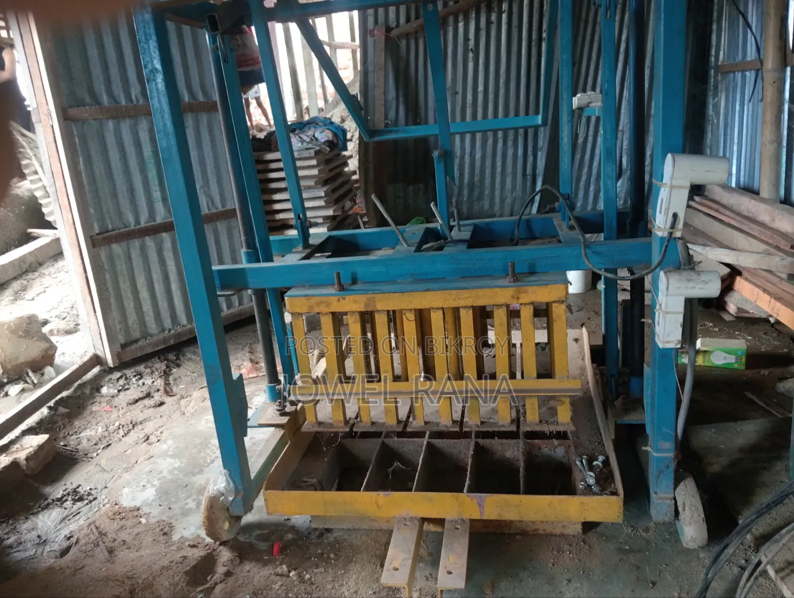 Manual Cement Brick Machine