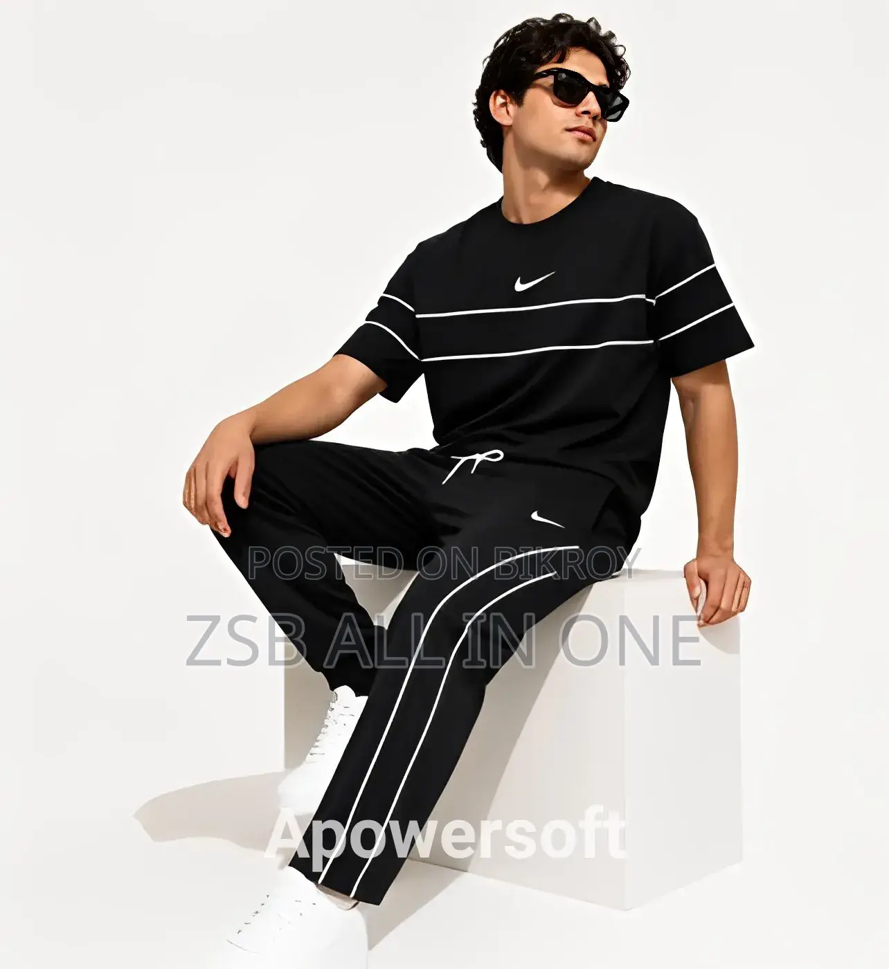Premium Tshirt and Trouser Tracksuit Set Summer Collection