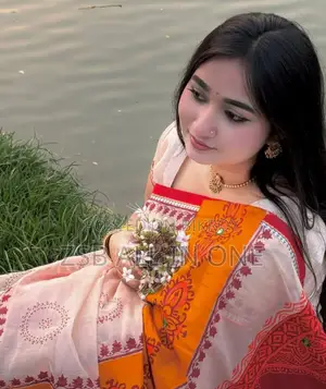 Half Silk Butik Sharee With Blouse Piece