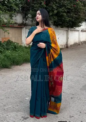 Half Silk Butik Sharee With Blouse Piece