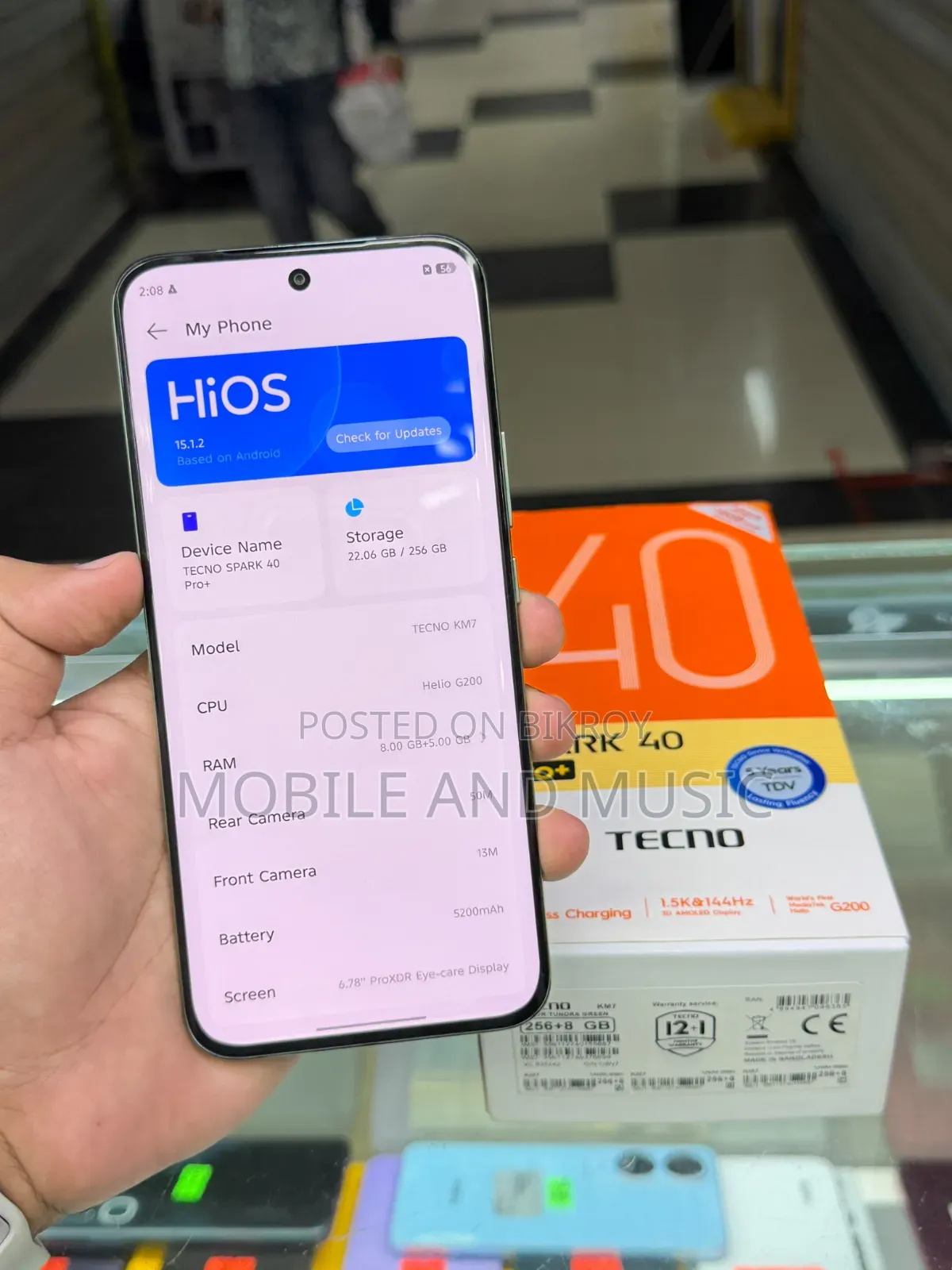 Tecno Spark 40 Pro+ 256 GB Green