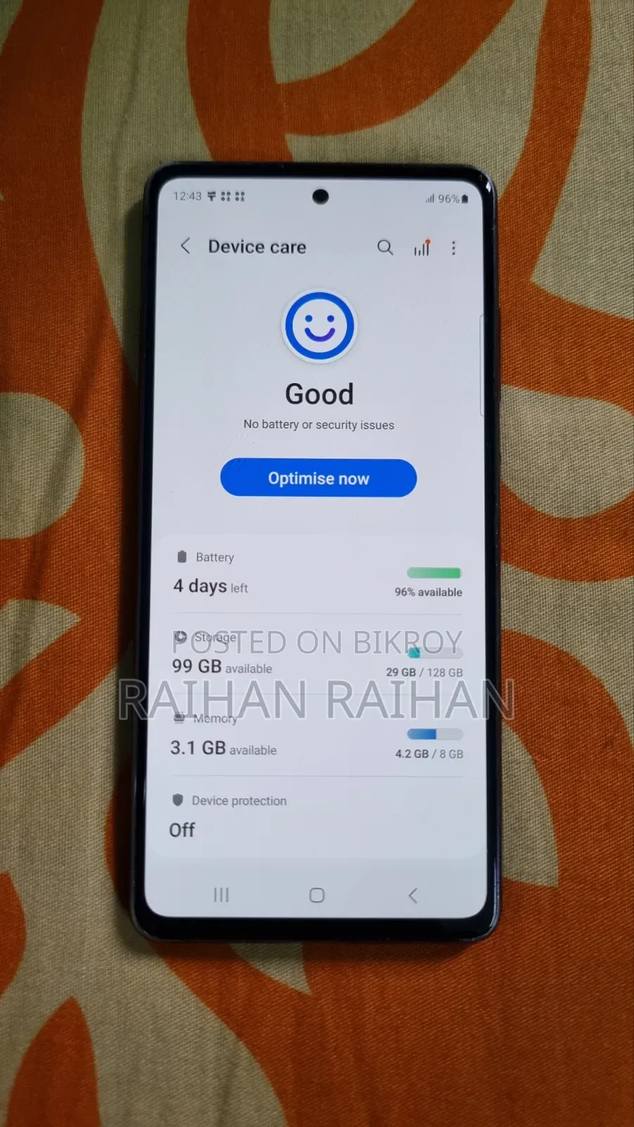 Samsung Galaxy S20 FE 128 GB Black
