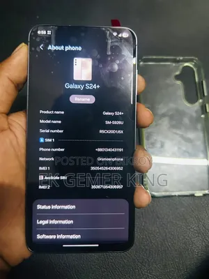 Samsung Galaxy S24 Plus 256 GB Silver