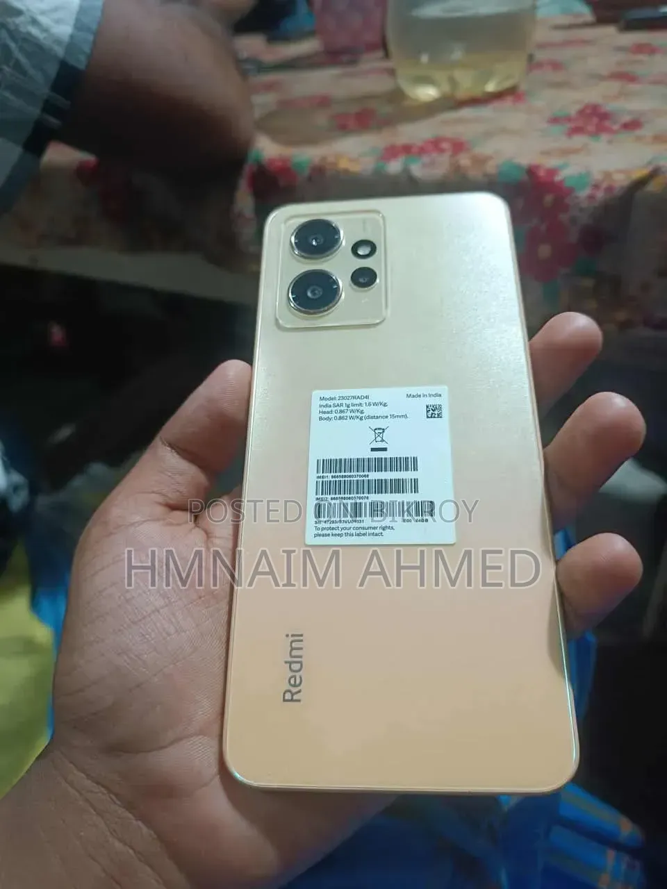 Xiaomi Redmi Note 12 128 GB Gold