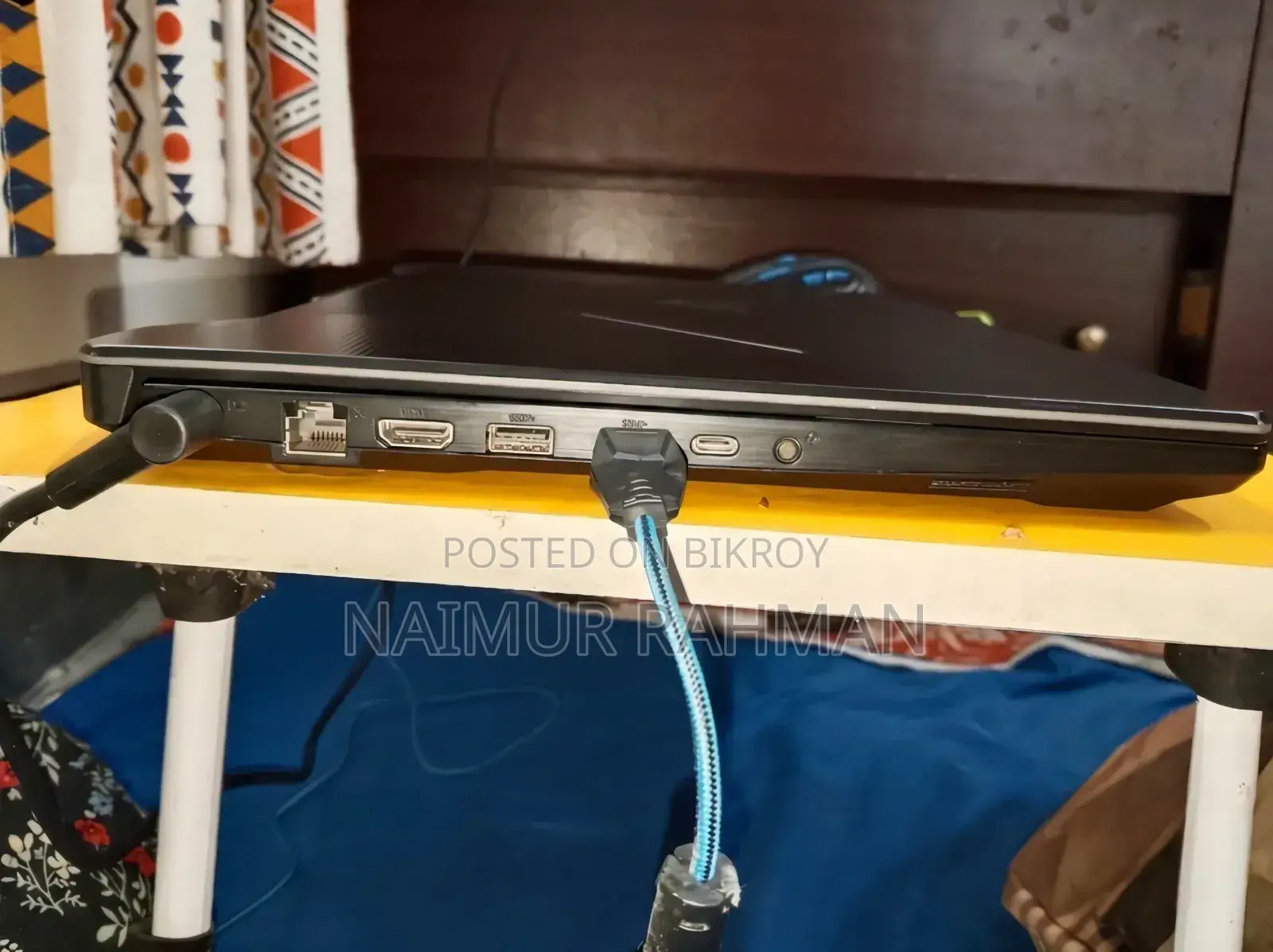ল্যাপটপ আসুস টফ গেমিং এ১৫ ১৬জিবি এএমডি রাইজেন ৭ এসএসডি ৫১২জিবি