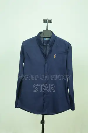 Solid Color Oxford Cotton Shirt