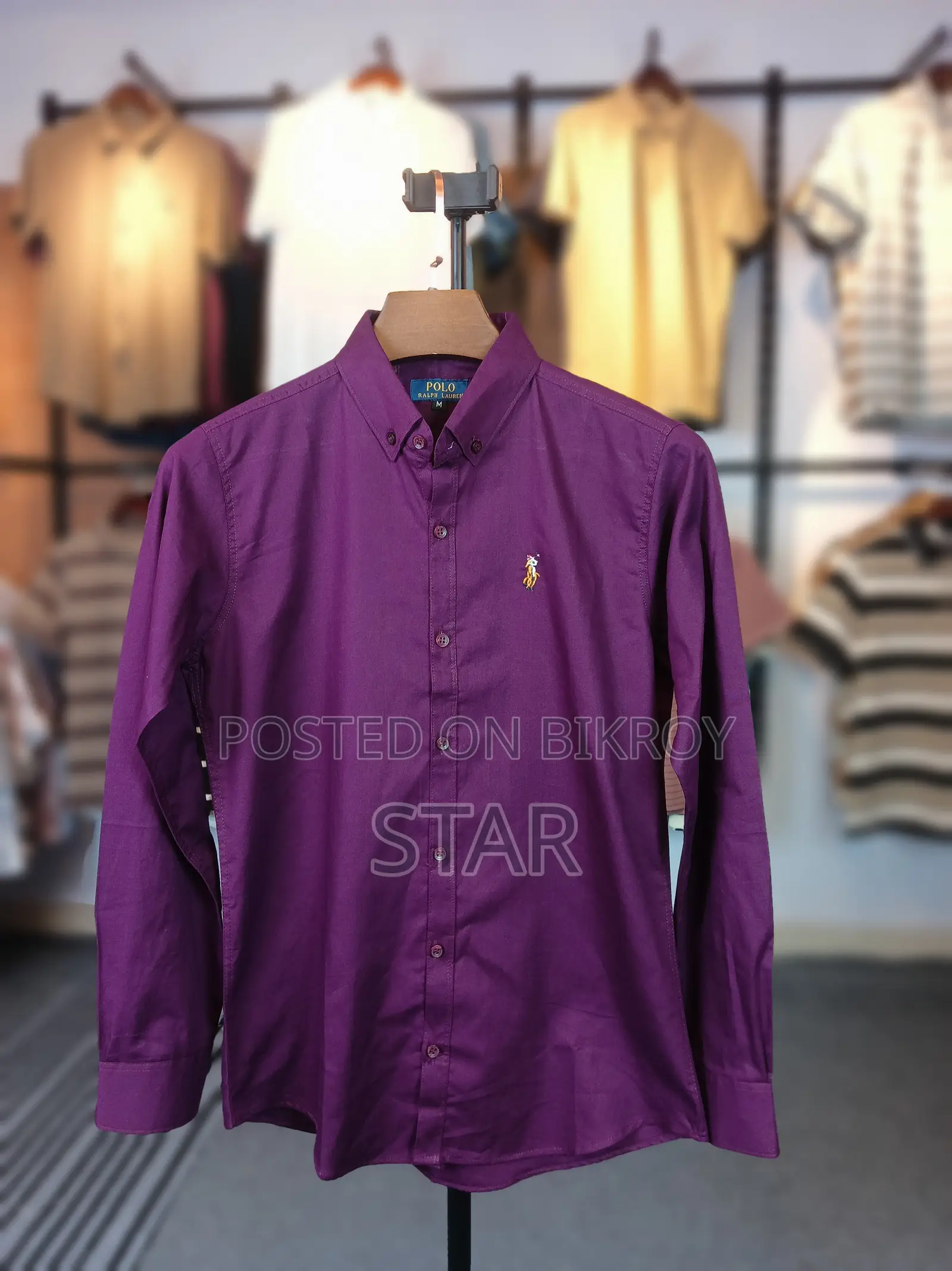 সলিড কালার অক্সফোর্ড কটন শার্ট
