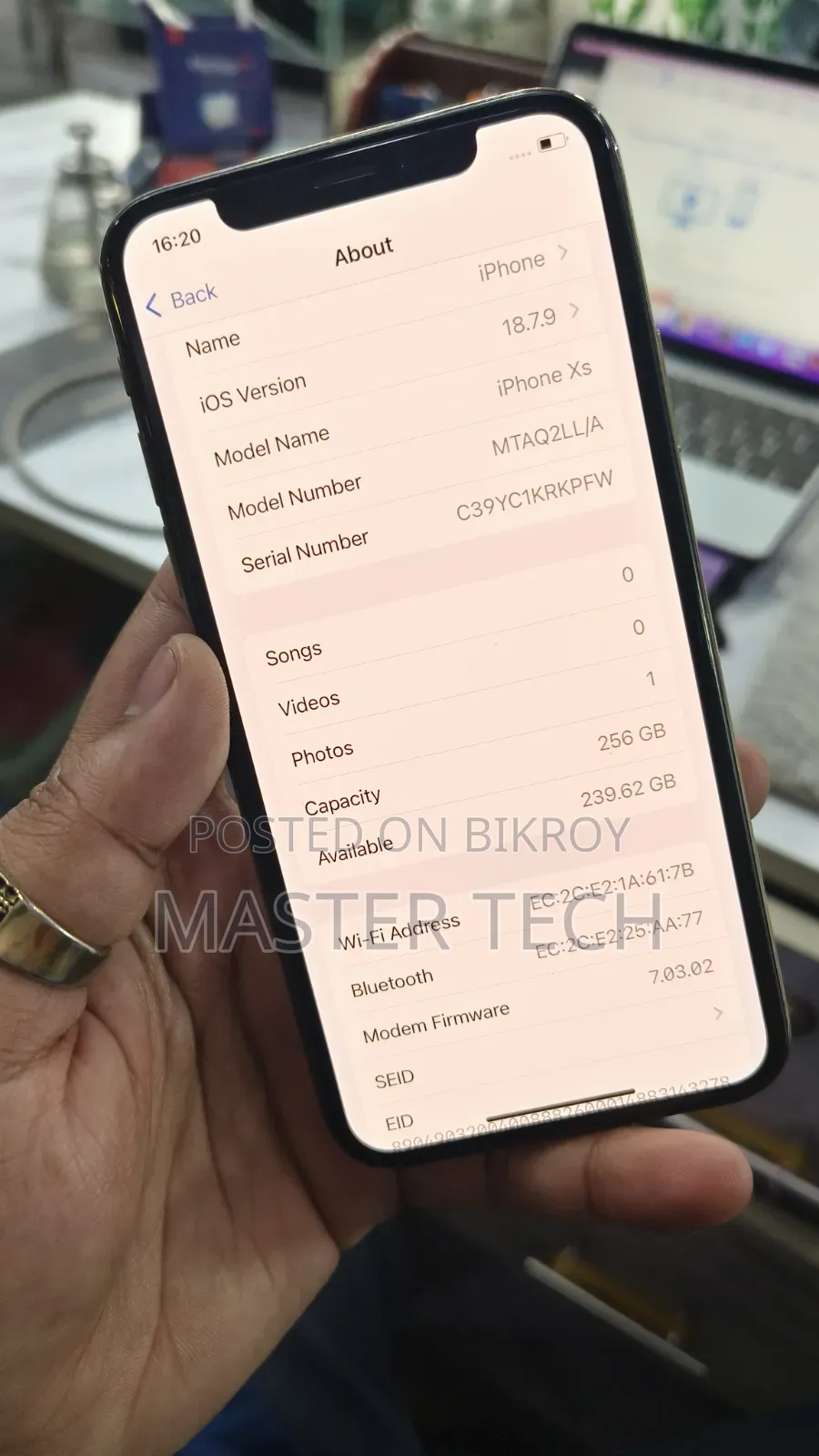 Apple iPhone XS 256 GB Rose Gold