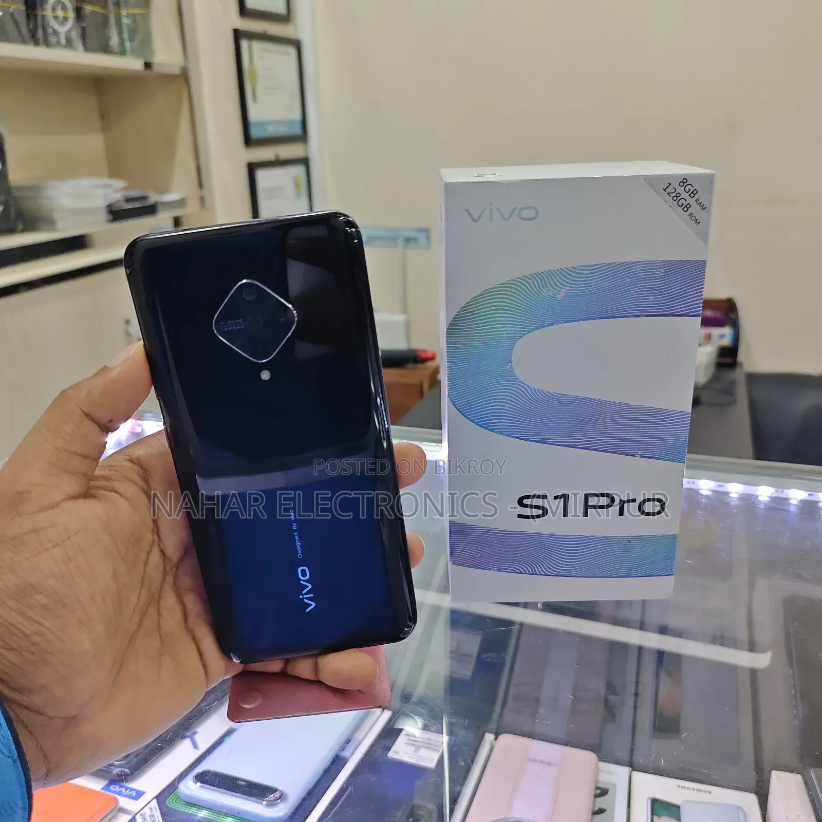 ভিভো এস১ প্রো ১২৮ জিবি ব্ল্যাক