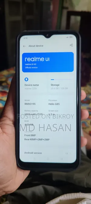 Realme C25s 128 GB Black