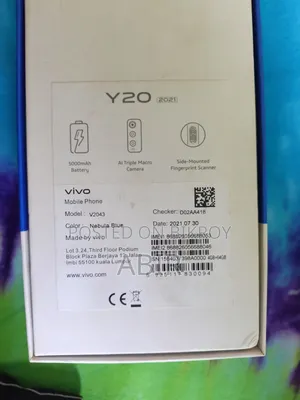 Vivo Y20 64 GB Blue