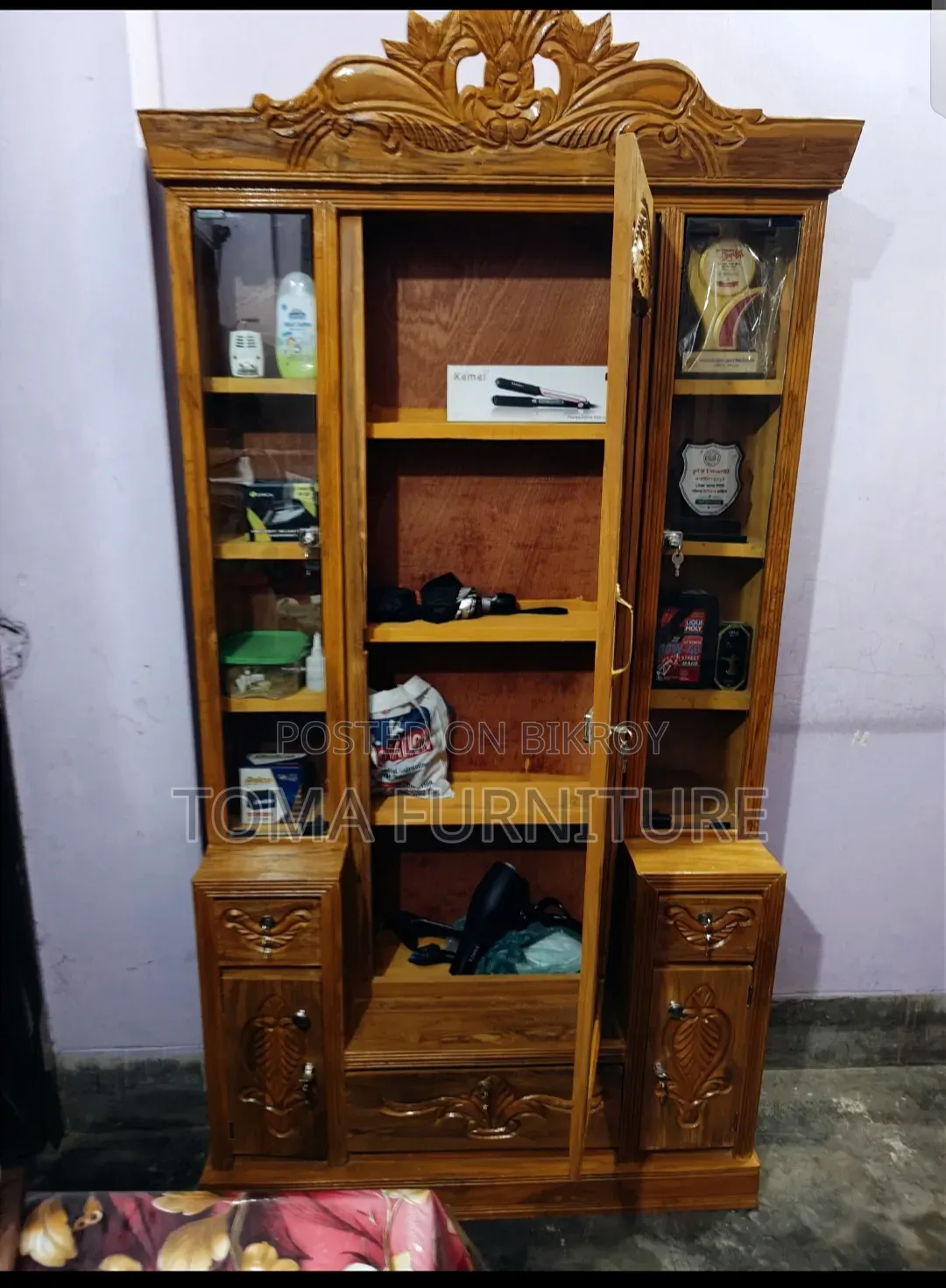 চিটাগং সেগুন কাঠের ডেসিংটেবিল