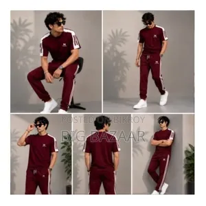 Premium Tshirt and Trouser Tracksuit Set for Men