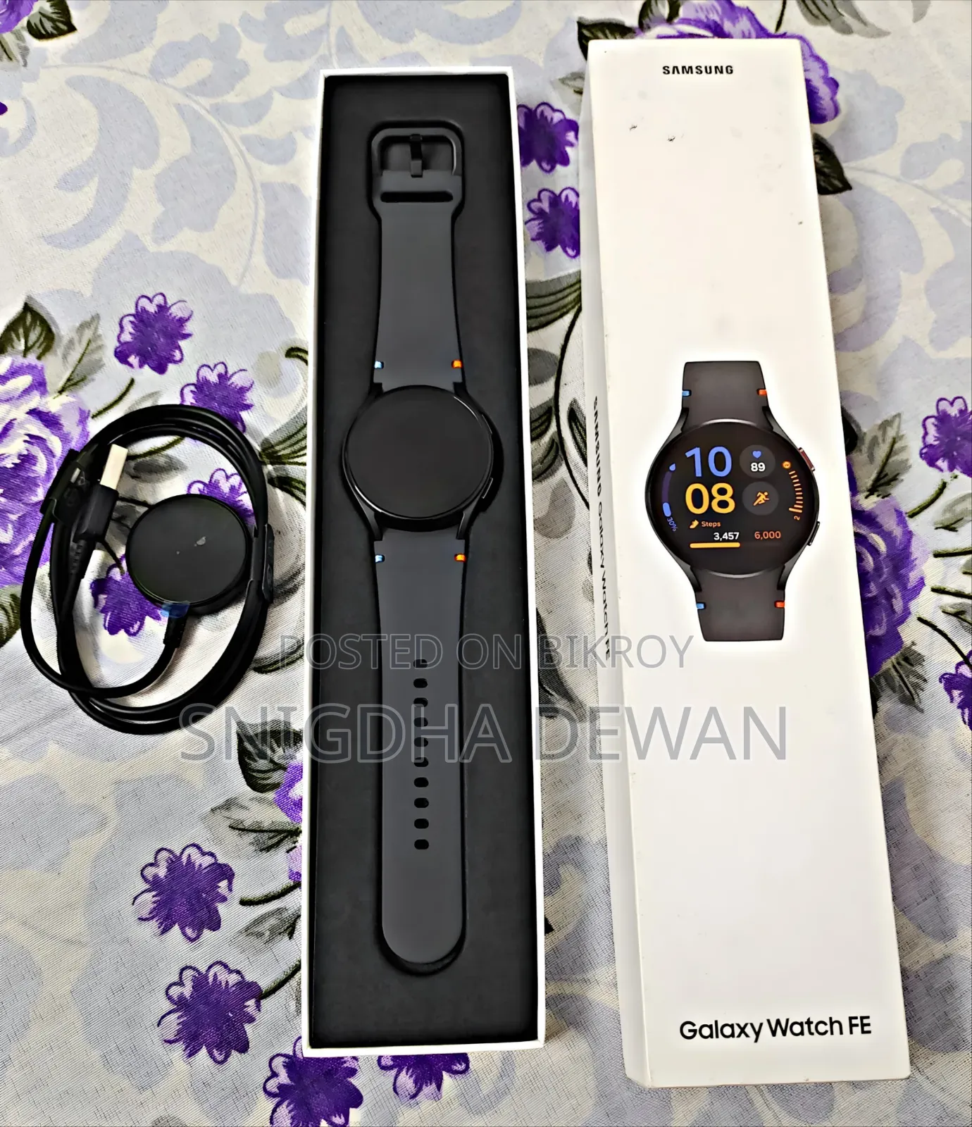 স্যামসাং গ্যালাক্সি ওয়াচ এফই ৪০মিমি ব্ল্যাক (মার্কিন যুক্তরাষ্ট্র থেকে ব্র্যান্ড নিউ)