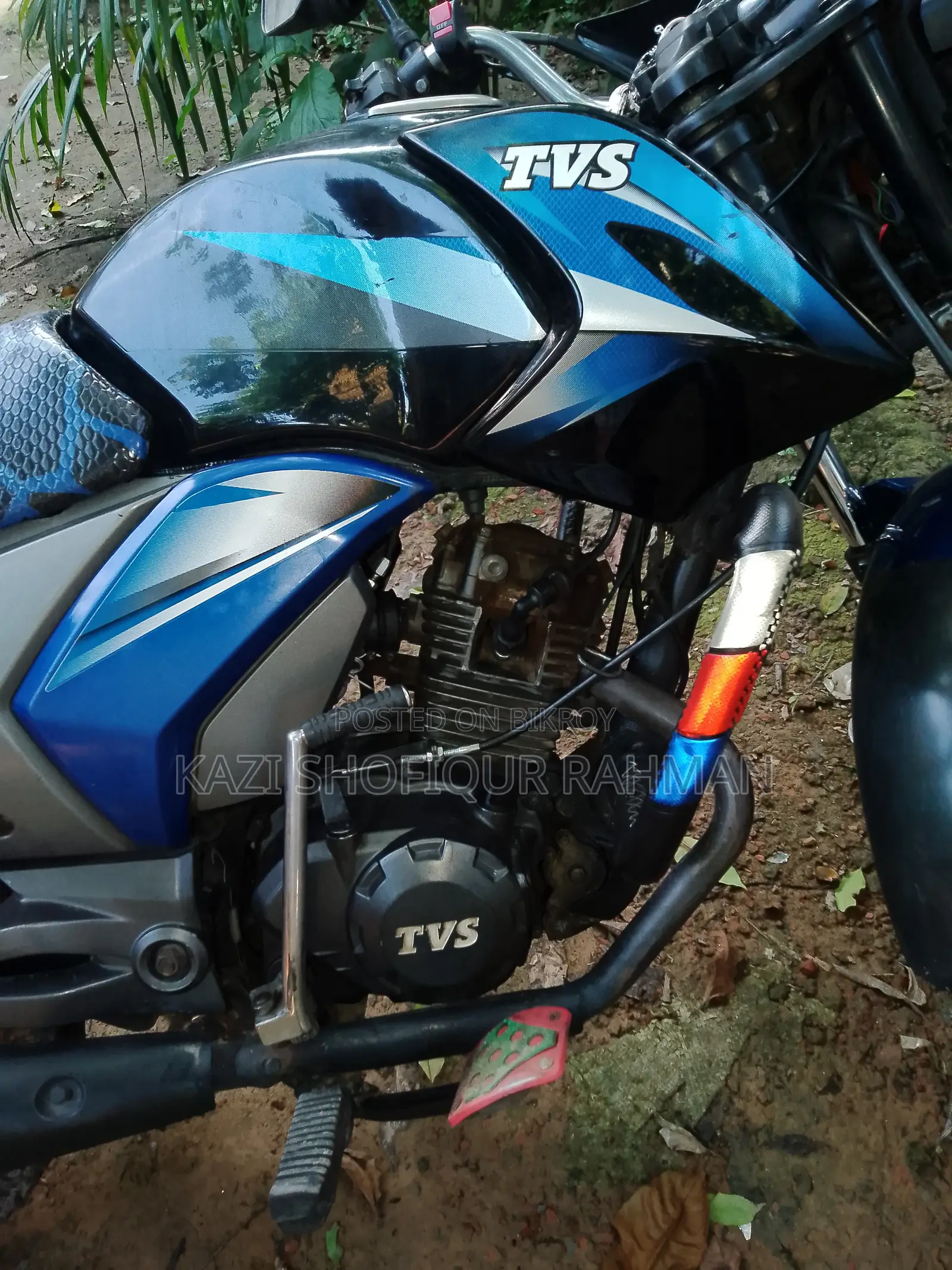 টিভিএস স্ট্রাইকার ১২৫ ২০১৮ নীল