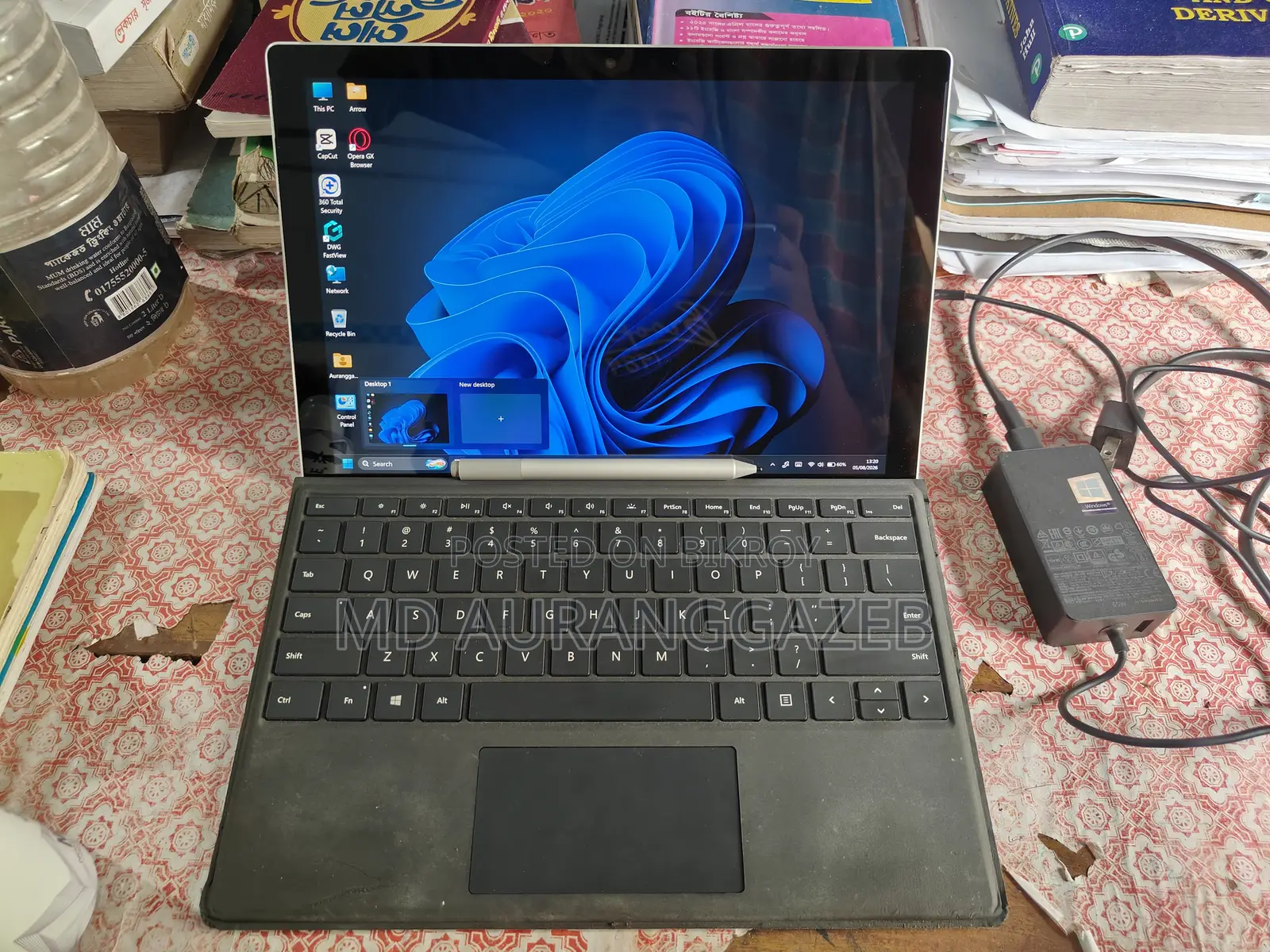 Laptop Microsoft Surface Pro 7 8GB Intel Core I5 SSD 256GB