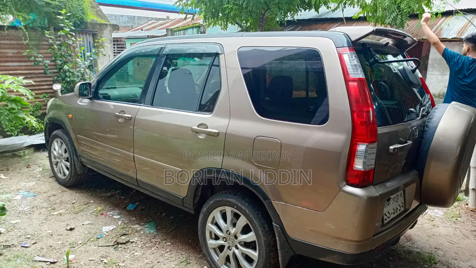 Honda CR-V EX 4-Wheel Drive Automatic 2002 Gold
