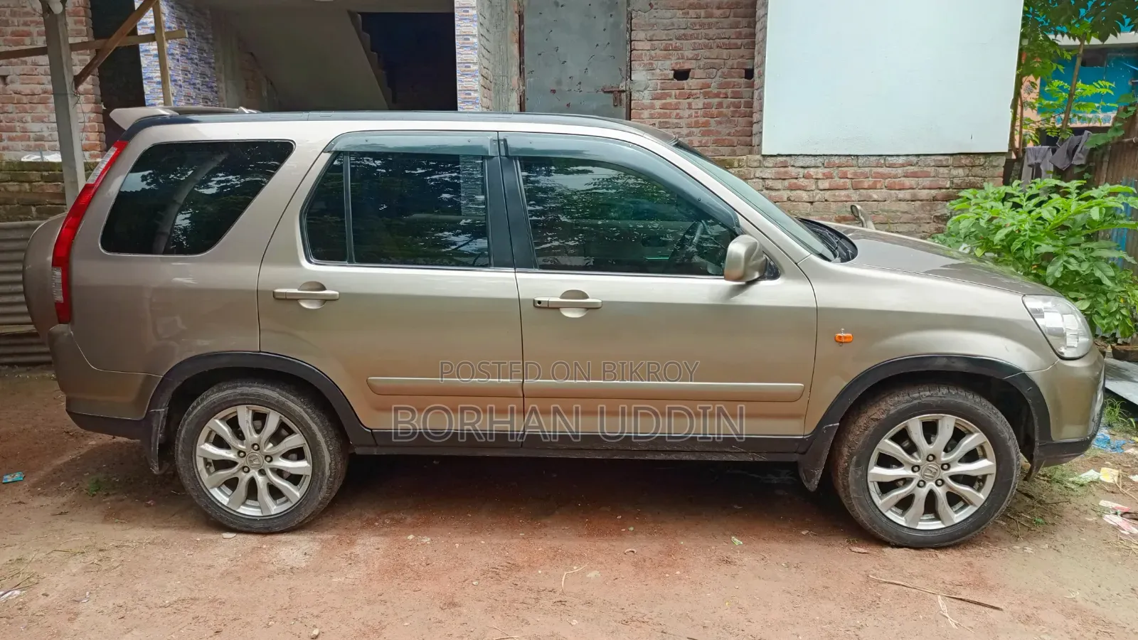 Honda CR-V EX 4-Wheel Drive Automatic 2002 Gold